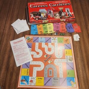 Vintage 1979 Careers Board Game Parker Brothers Bilingual English French